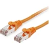 Image de Equip Câble patch Cat6A S/FTP 2xRJ45 0.50m orange LSZH Polybeutel