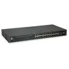 Image de LevelOne Switch 24x GE GEP-2652 2xGSFP 19" 370W 24xPoE+