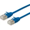 Image de Equip 606141 Equip Câble patch Cat6A F/FTP 2xRJ45 20.00m bleu Slim LSZH