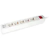 Image de Bloc Multiprise Equip Avec 5 Prises 1,5 Mètre De Câble Réseau + 2 Ports Usb Et Bouton D'Arrêt