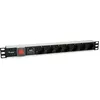 Image de Equip 333309 Equip Steckdosenleiste 19"(1HE)7fach mit Ü-Schutz + Schalt