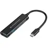 Image de Conceptronic HUBBIES12B hub & concentrateur USB 3.2 Gen 1 (3.1 Gen 1) Type-C 5000 Mbit/s Noir - Neuf