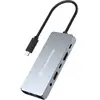 Image de Conceptronic DONN22G station d'accueil Avec fil USB 3.2 Gen 2 (3.1 Gen 2) Type-C Gris - Neuf
