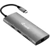 Image de Equip Dock 9-1 USB-C->HDMI,GbE,2xUSB-A3.2,USB-C3.2,+ 0.25m