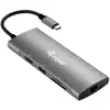 Image de Equip Adaptateur multifonctionnel USB-C 9 en 1, HDMI 4K/60Hz, Gigabit LAN, USB 3.2 GEN1, SD/TF, 100W USB PD - Neuf