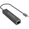 Image de Conceptronic ABBY14B station d'accueil Avec fil USB 3.2 Gen 1 (3.1 Gen 1) Type-C Gris - Neuf