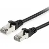 Image de Equip Câble patch Cat6 S/FTP 2xRJ45 25.00m noir LSZH Polybag