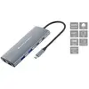 Image de Conceptronic DONN06G Avec fil USB 3.2 Gen 1 (3.1 Gen 1) Type-C Gris - Neuf
