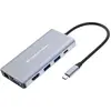 Image de CONCEPTRONIC 10-1 Dock USB-C->HDMI/2xUSB-A/GbE/AUX/+ 25cm gr