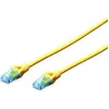 Image de Cordon De Brassage Digitus Utp Cat. 5e 0,5 M Pvc Jaune