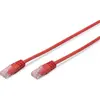 Image de DIGITUS Câble patch Premium, Cat. 5e, U/UTP, 0,5 m, rouge