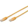 Image de Câble patch DIGITUS Premium, cat. 5e, U/UTP, 1,0 m, jaune