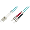 Image de DIGITUS LWL Patchkabel LC -> ST 1.00m Multimode Duplex OM3