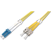 Image de DIGITUS LWL Patchkabel LC -> ST 3.00m Singlemode Duplex OS2