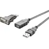 Image de Série, Usb 2.0 Câble De Raccordement [1x Usb 2.0 Type A Mâle - 1x Sub-d Mâle 9 Pôles] 1.00 M Contacts Dorés R49409