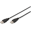 Image de DIGITUS USB 2.0 Anschlusskabel Typ A -A St/St 1.8m, sw