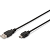 Image de DIGITUS USB 2.0 Anschlusskabel Typ A -mini B St/St 1.0m, sw