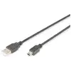 Image de Digitus Câble de connexion USB-A - Mini-B, 1,8m - Neuf