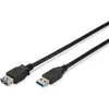 Image de DIGITUS USB 3.0 Verlängerungskabel Typ A -A St/Bu 3.0m, sw
