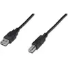 Image de DIGITUS USB 2.0 Anschlusskabel Typ A -B St/St 1.0m, sw