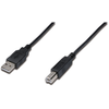 Image de DIGITUS USB 2.0 Anschlusskabel Typ A -B St/St 0,5m, sw