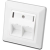 Image de DIGITUS Leerdose für Keystone Module 2xRJ45 Rahmen 80x80