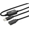 Image de Rallonge USB 2.0 active type A -A mâle/femelle DIGITUS 15m