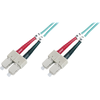 Image de DIGITUS câble de raccordement en fibre optique, SC duplex - SC duplex, OM4, 1.0 m