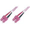 Image de DIGITUS LWL Patchkabel SC -> SC 2.00m Multimode Duplex OM4