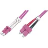 Image de Fo Patch Cord Duplex Lc To Sc Mm Om4 50/125u 1 M