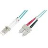 Image de DIGITUS câble de raccordement en fibre optique, LC duplex - SC duplex, OM4, 2.0 m