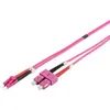Image de Câbles Réseau Et Dac Digitus Fo Patch Cord Duplex Lc To Sc Mm Om4 50/125u 2 M 2m De Longueur