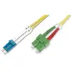 Image de Digitus Fibre optique monomode câble de raccordement SC (APC) vers LC (PC) - Neuf