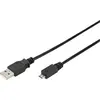 Image de ASSMANN - Câble USB - micro-USB type B (M) à USB (M) - 1 m - moulé - noir