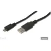 Image de ASSMANN Câble USB 2.0, USB-A - micro USB-B mâle, 1,8 m, quantité : 1 (nouveau)