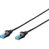 Image de DIGITUS Patchkabel RJ45 SF/UTP Cat5e 0.50m sch. Hebelschutz Polybeutel