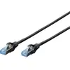 Image de Digitus - Dk-1532-005/bl Rj45 Câble Réseau, Câble Patch Cat 5e Sf/utp 0.50 M Noir Torsadé Par Paire 1 Pc(s) S133011