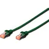 Image de Câble/Cordon réseau RJ45 Catégorie 6 S-FTP (S/FTP) Droit 1m (Vert) #DEFAULT