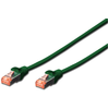 Image de Digitus DK-1644-010/G câble de réseau Vert 1 m Cat6 S/FTP (S-STP)