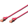 Image de DIGITUS Câble de raccordement, Cat 6, S/FTP, 2,0 m, magenta