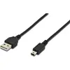 Image de DIGITUS USB 2.0 Anschlusskabel Typ A -mini B St/St 1.8m, sw