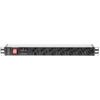 Image de DIGITUS Bandeau de prises en aluminium Digitus avec interrupteur, 7 prises de sécurité, 2 m d'alimentation avec protection contre les surtensions