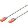 Image de DIGITUS Patchkabel Cat6 U/UTP 2xRJ45 10.0m grau Hebelschutz Polybeutel