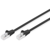 Image de Câble patch CAT6 RJ45 S/FTP DIGITUS 10,0m noir