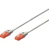 Image de Digitus - Dk-1617-0025/wh Rj45 Câble Réseau, Câble Patch Cat 6 U/utp 0.25 M Blanc Sans Halogène, Torsadé Par Paire 1 Pc(s) S134141