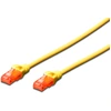 Image de DIGITUS CAT 6 U/UTP Patchkabel - LSZH, 0,25m, gelb