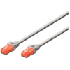 Image de DIGITUS Patchkabel Cat6 U/UTP 2xRJ45 2.0m grau LSZH