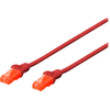 Image de DIGITUS Patchkabel Cat6 U/UTP 2xRJ45 2.0m rot LSZH