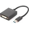 Image de Adaptateur graphique DIGITUS USB 3.0 - DVI, USB vers DVI, noir