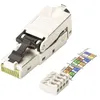 Image de Digitus - Rj45 Réseau Informatique Connecteur Cat 6a, Non Équipé [1x Lsa, Autodénudant, Connexion Rapide - 1x Rj45 Mâle, Rj45 Mâle 8p8c] Argent, A D854391